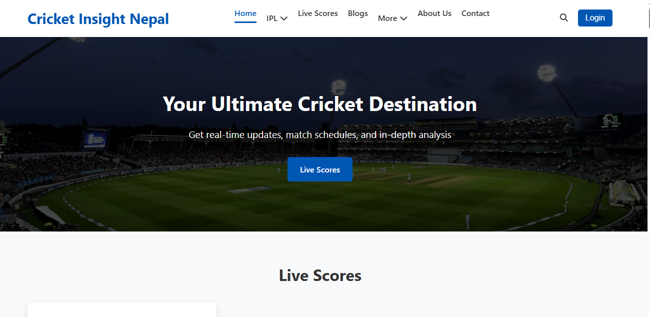 Cricket Insight Nepal